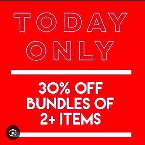 30% off bundle two plus items